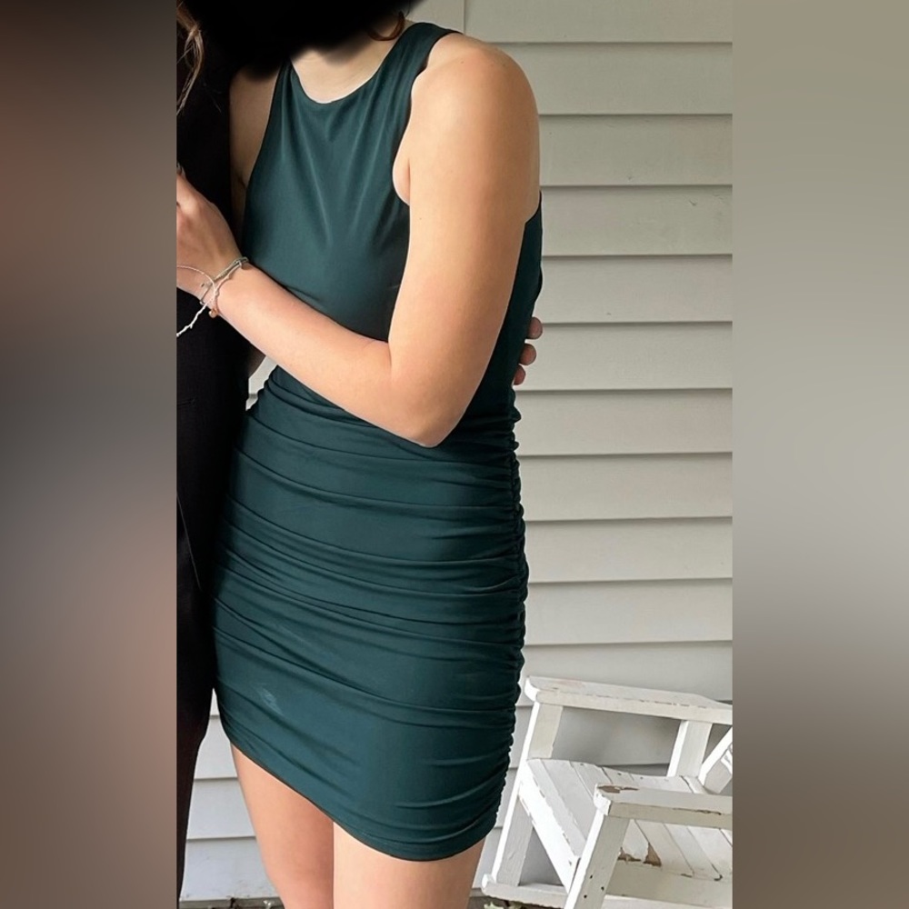 Green hoco dress